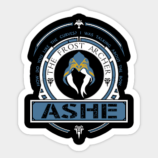 ASHE - LIMITED EDITION Sticker